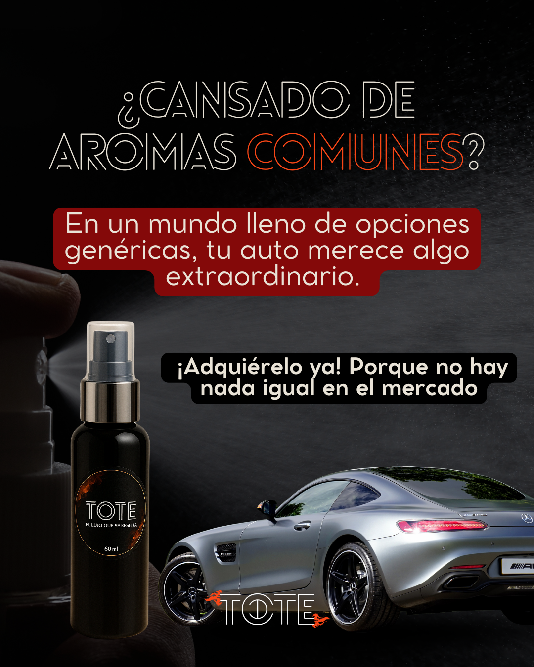 TOTE - EAU DE PARFUM - 60 ml | Alta concentración | Aroma de larga duración